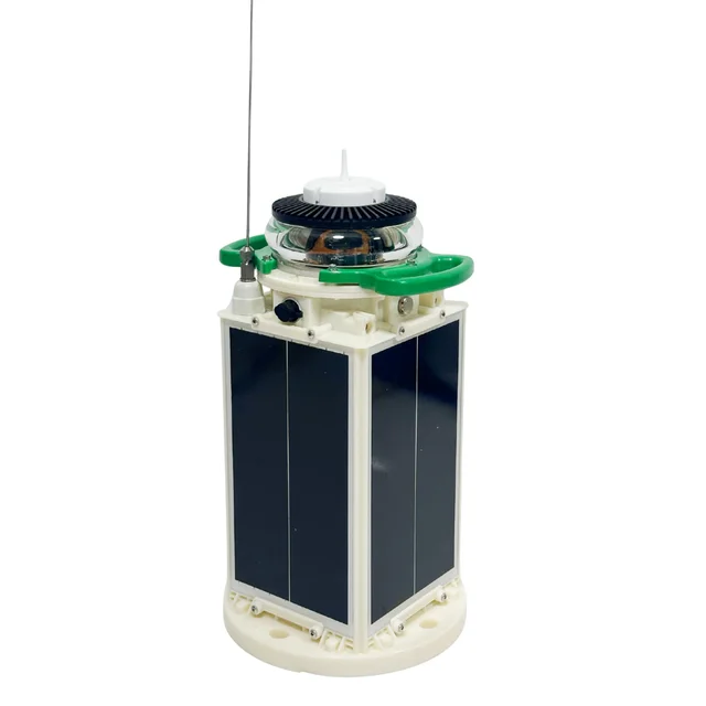 High-Performance Solar-Powered LED Navigation Light AIS Type 1/3 GPS Sync 5-Color Options IALA Compliance for Marine AtoN