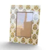 Mustard yellow and cream/ivory