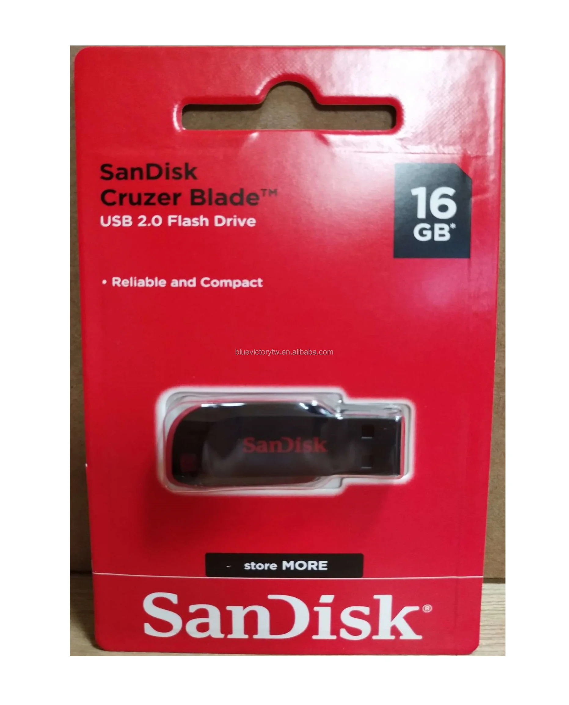 Sandisk Cruzer Blade 16gb Usb 2.0 Flash Drive- Sdcz50-016g-b35 - Buy ...