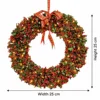 Baya roja con hojas verdes 25cm