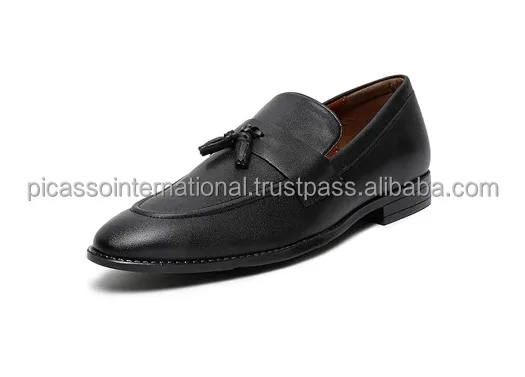 Trusted Exporter of Best Quality Eye Catching Design Casual Daily Wear Office Formal Genuine Leather Loafers Shoes for Men