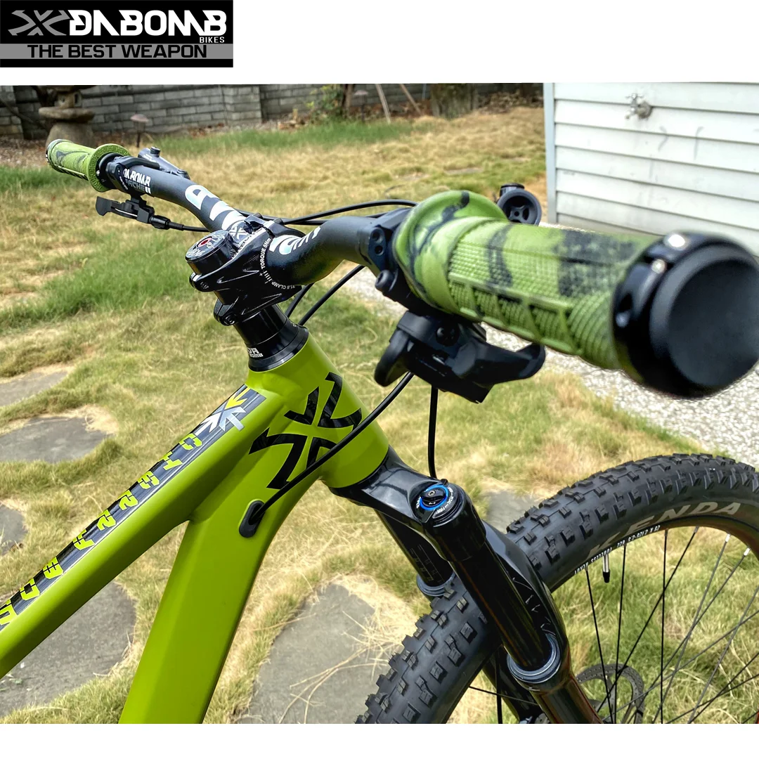 DABOMB MTB Enduro Camo LockOn Skidproof Mountain Bike Grips