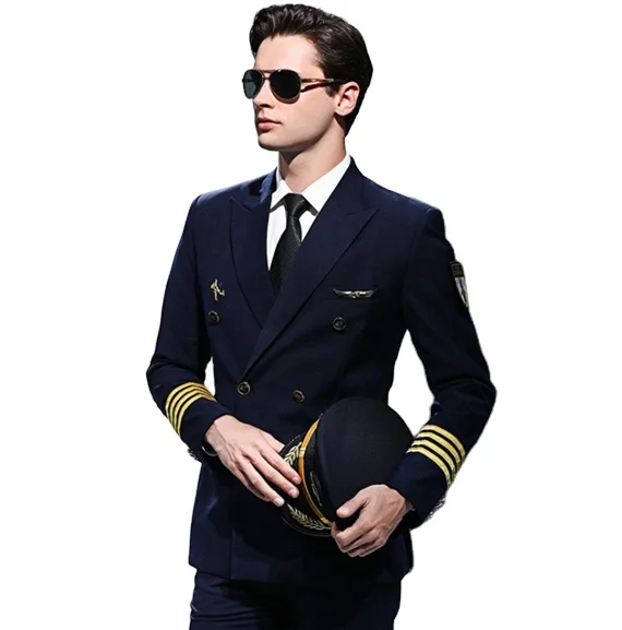 Airline Pilot Uniform Aviation Uniform Suit Pilot Uniform for Captain