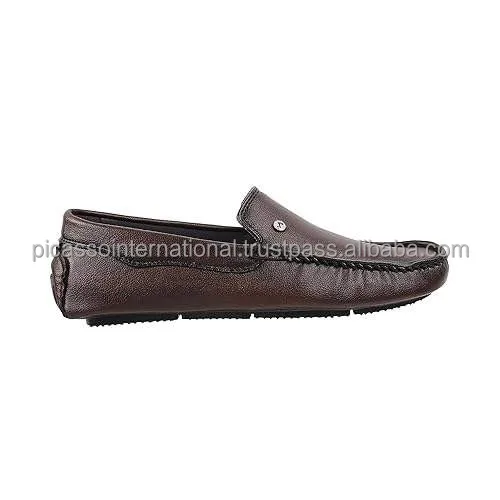 Eye Catching Design Top Quality Casual Wear Oxford Trendy Office Business Genuine Leather Formal Loafer Shoes for Men