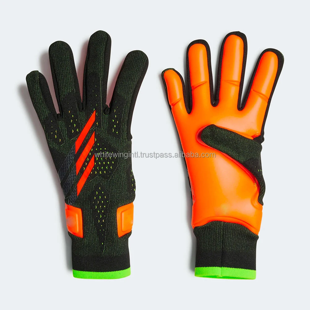 New German Latex Goalkeeper Gloves Palm Goal Keeper Gloves/4mm Latex
