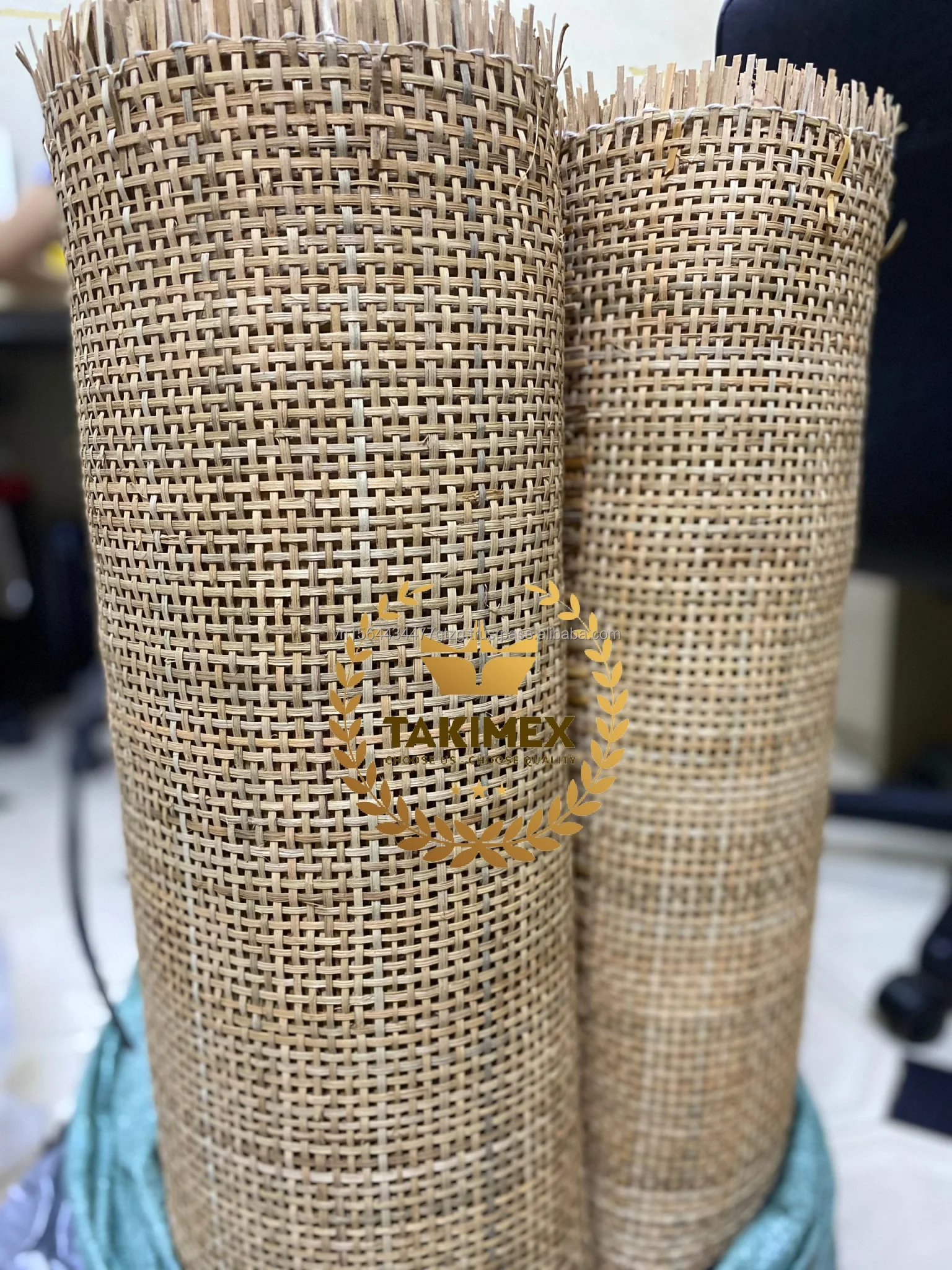 100 Natural Good Quality Rattan Cane bing / Rattan Peel / Round And