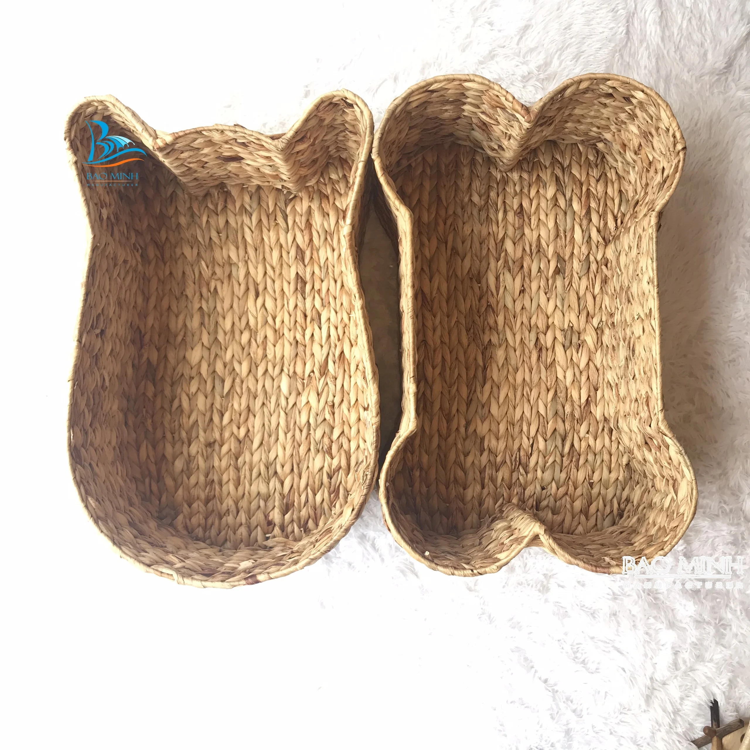 Water Hyacinth Straw Cat Shaped Storage Basket - Buy Cat Shaped Basket ...