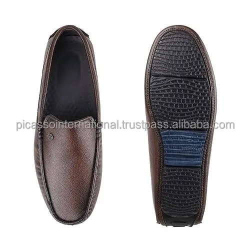 Eye Catching Design Top Quality Casual Wear Oxford Trendy Office Business Genuine Leather Formal Loafer Shoes for Men