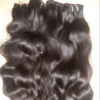 Remy virgin 100 natural human hair extension, raw virgin Indian hair Wholesale high quality raw Indian hair