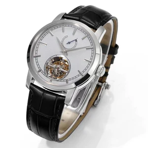 High-quality Business Casual Men's Mechanical Watch Leather Strap Luxurious Stylish Classic Waterproof Luminous Elegant Watches