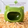 Grand lit pour chat vert