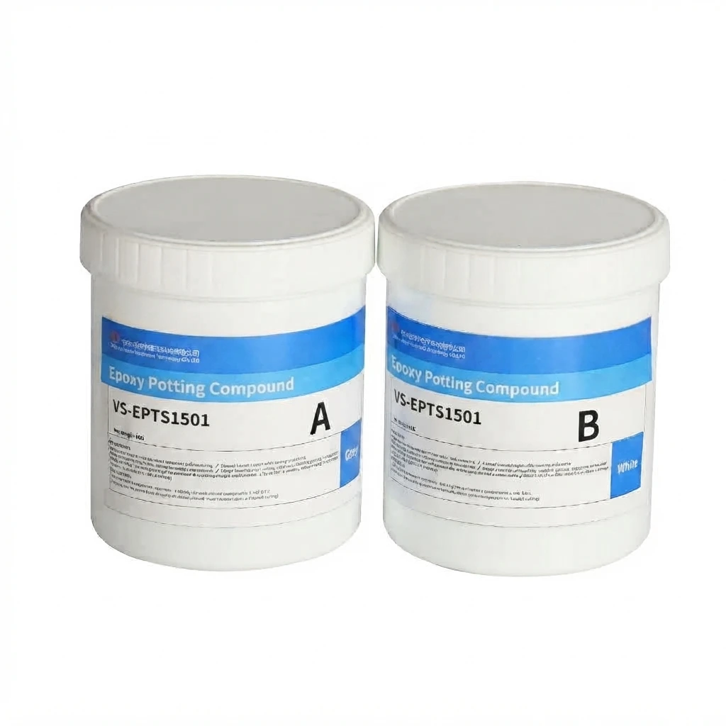Two Component Thermally Conductive Epoxy Potting Compound Black Encapsulant Resin and Hardener Kit for Transformer Motor Stator