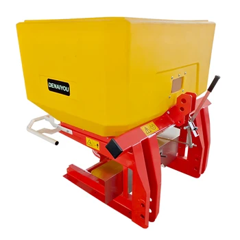 High Capacity Tow Behind Spreader for Fertilizer and Seed Distribution on Farms Sports Fields and Lawns
