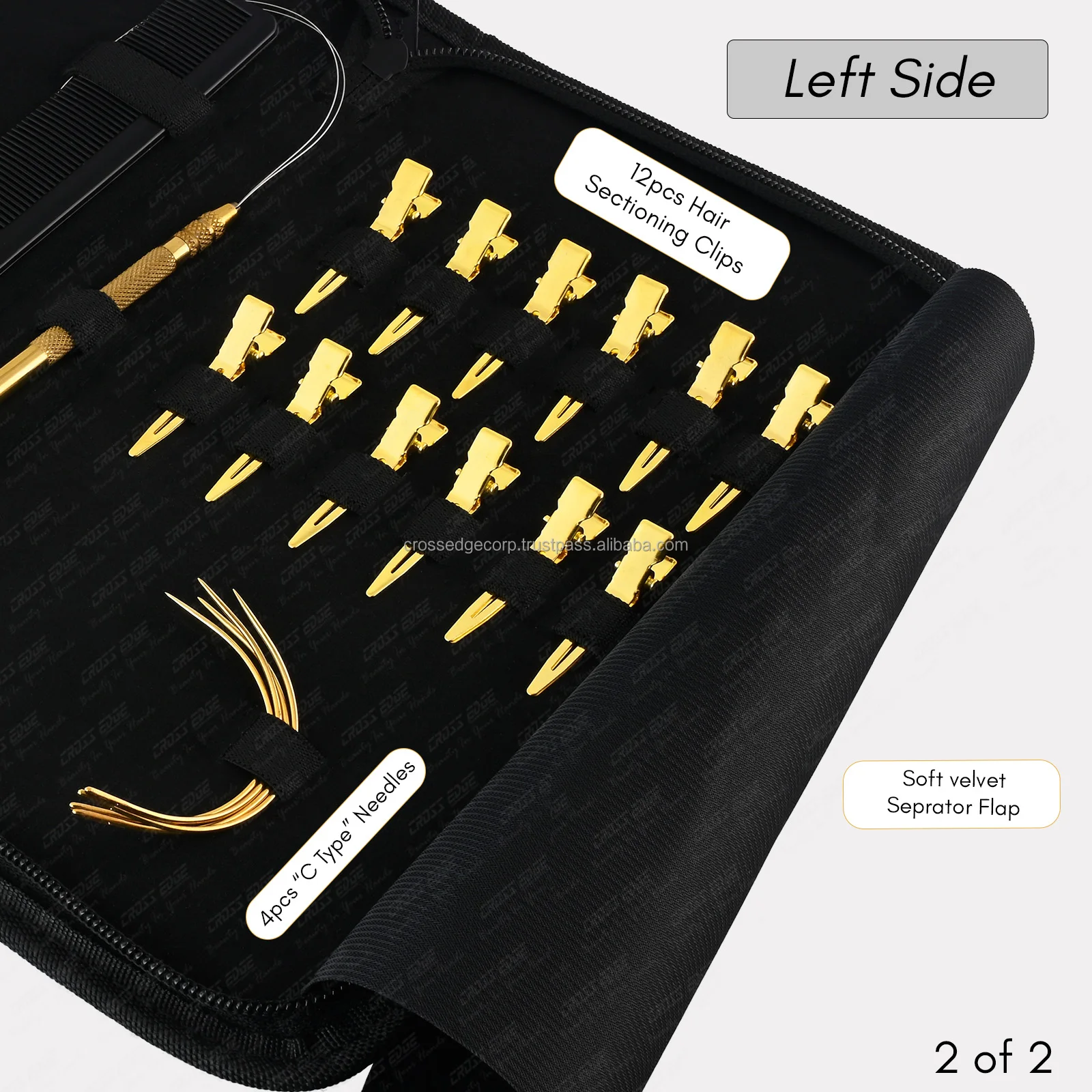 Nano & Micro Rings Hair Extension Tools Application Plier Kit With