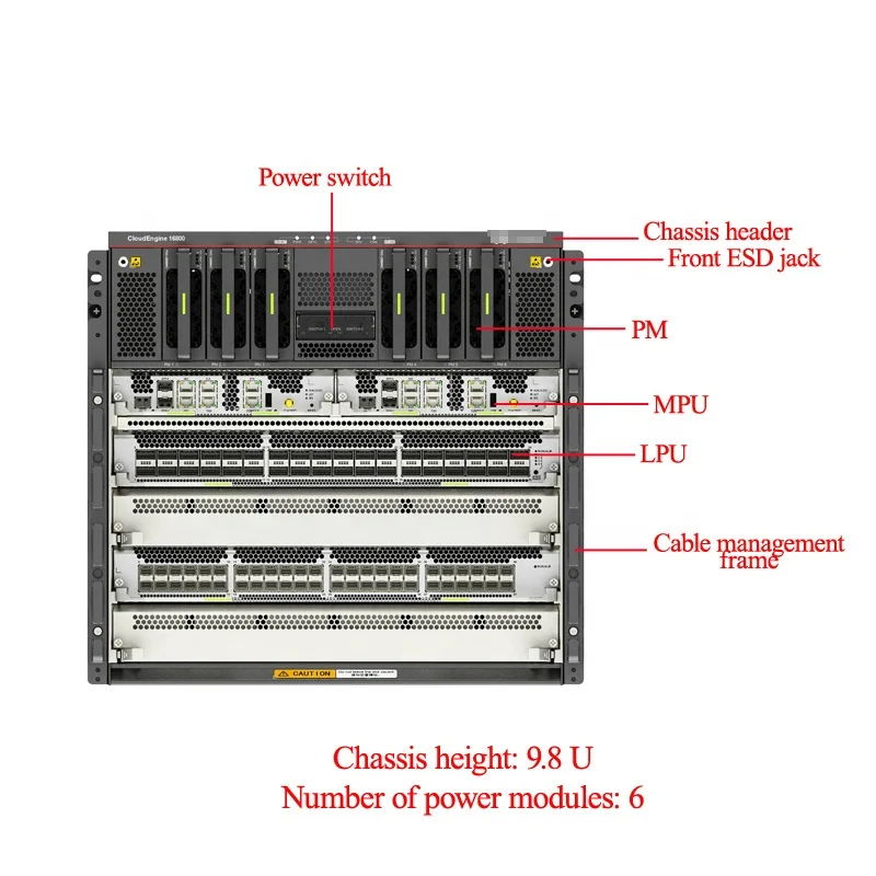 100g Network Switch CloudEngine 16804 Core Switch +price 02352RCU