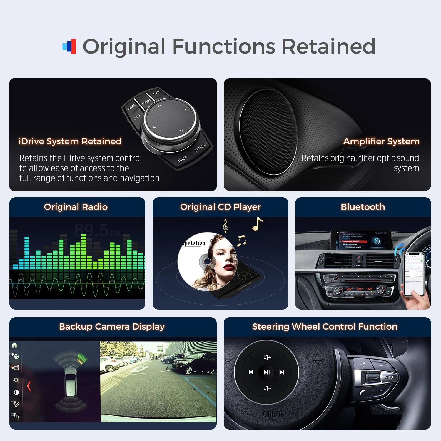 XTRONS 12.3 Inch Android 13 64G Car Stereo for BMW F30 F31 F32 F33 F34 F35 F36 Navigation GPS Carplay Screen Android Auto Radio