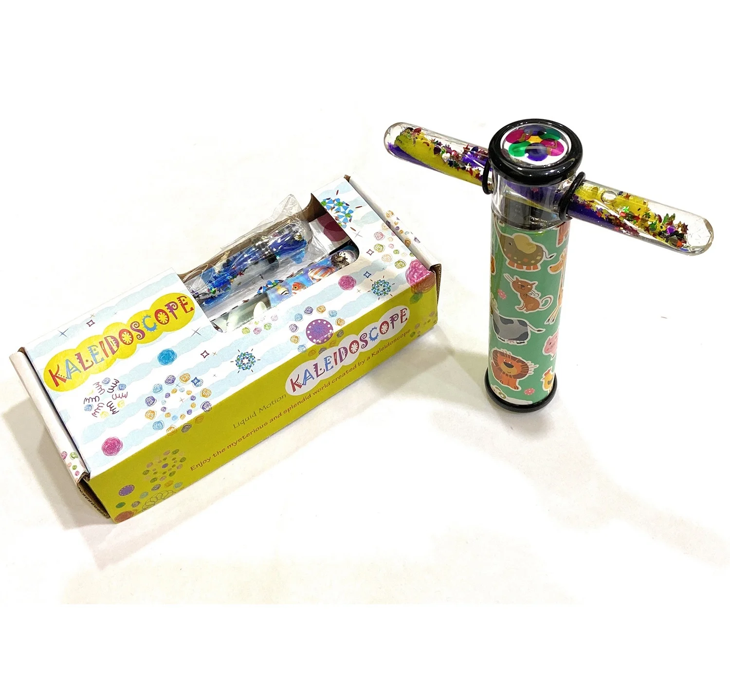 Т-образный бумажный калейдоскоп Волшебная блестящая палочка подарок на все случаи