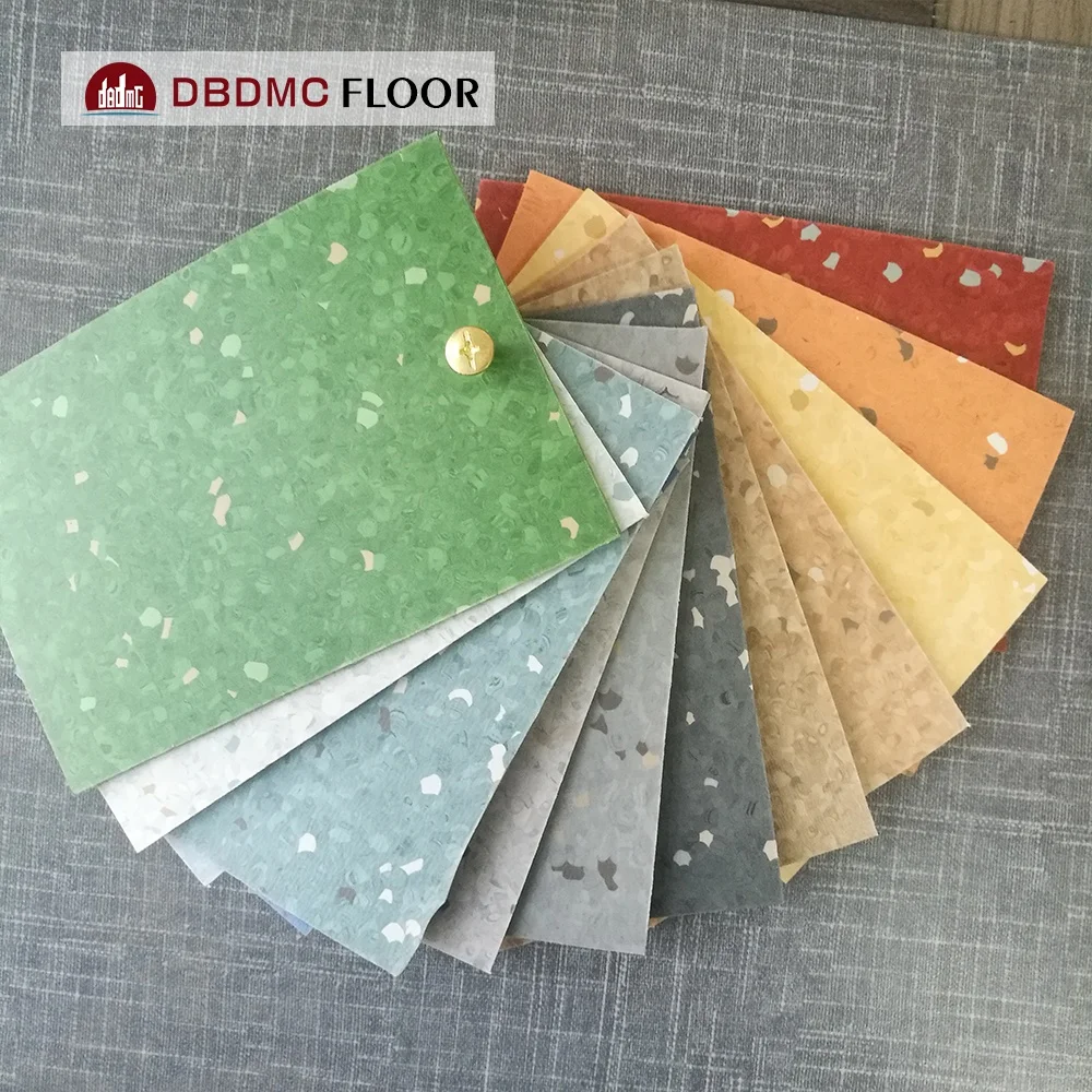Factory in China Non-Slip PVC Sheets Linoleum Roll Flooring Waterproof Indoor Vinyl Roll for Hospitals 7mm & 8mm Thickness