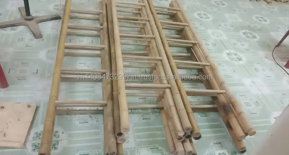 High Quality Bamboo Hanging Bathroom Ladder Made In Viet Nam For Bamboo Towel Racks Bathroom ...