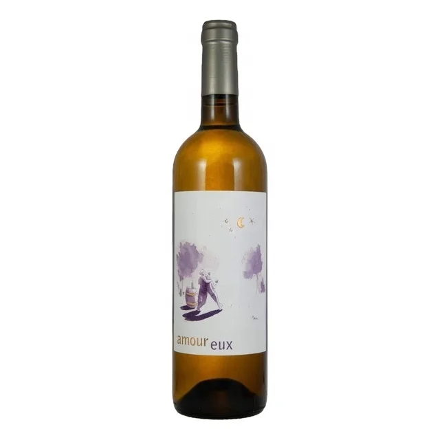 Сертифицированное Франция органическое белое вино Amoureux VDF Bio grade 12.5% alc 750 мл Semillon & Sauvignon Виноградная золотая медаль выбор