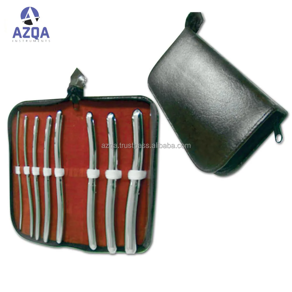 Hegar Uterine Dilator Set In Metal Case Gynecology And Obstetrical