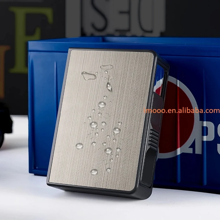 cigarette case daraz Portable USB Rechargeable Electric Lighter + 20 Flameless / Windproof Lighter Best Gift for Smokers New Design Leather Cigarette Case