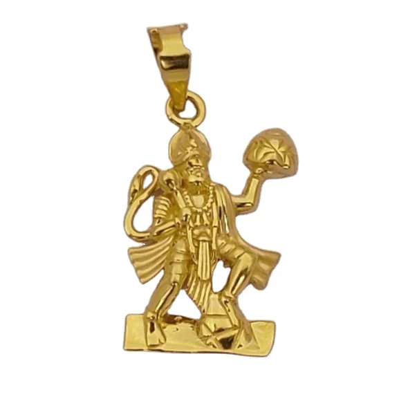 Lord Hanuman 22k Yellow Gold Pendant 