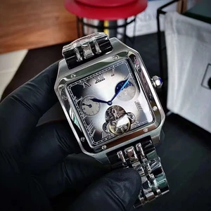 2026New High-Quality Men's Mechanical Watch with Sapphire Crystal and Stainless Steel Strap - Classic Luxury Sporty Casual Watch