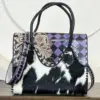 Purple & Black Checkered