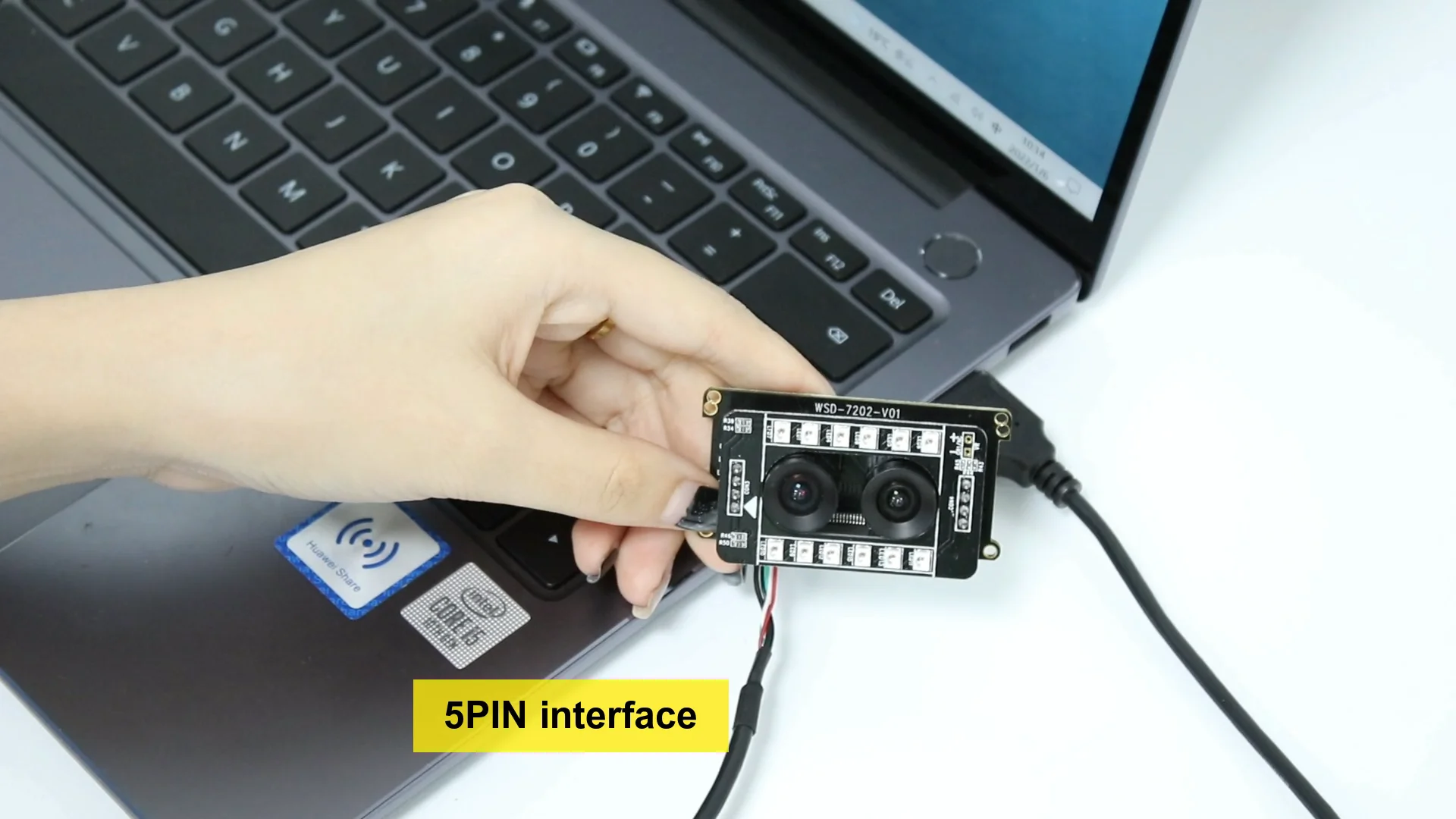 Dual Lens Rgb Cmos Sensor Night Vision Hd 720p Usb 2.0 Face Recognition ...