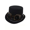 Black Steampunk Top Hat
