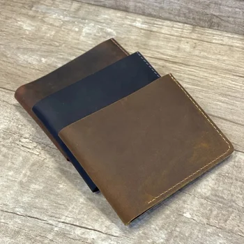 Wholesale Italy cowhide leather band cards wallet for man luxury OEM  wristlet long wallet for men genuine leather From m.