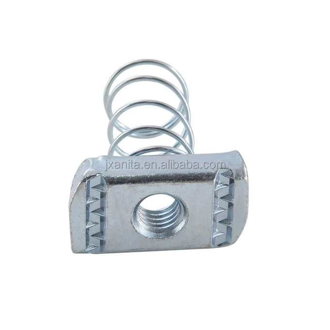 Unistrut Channel Nut,M10,Nut Base Dimensions 35 X 19 X 8mm,Steel,0.04kg