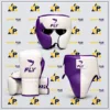 Purple & White