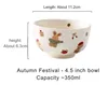 4.5 inch bowl (Autumn Festival)