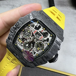 New High-Quality Business Fashion Sport Men's Mechanical Watch Luminous Water Resistant Tourbillon Automatic Luxury Brand Watch