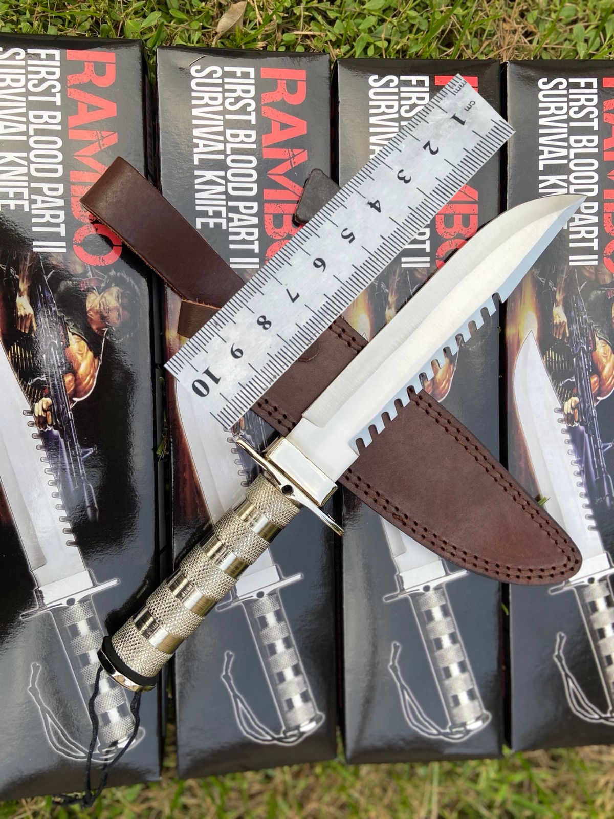 Rambo ナイフ ボックス入り MADE　IN　JAPAN ナイフショップ グローイング！□ミニ ランボー2 公式レプリカ