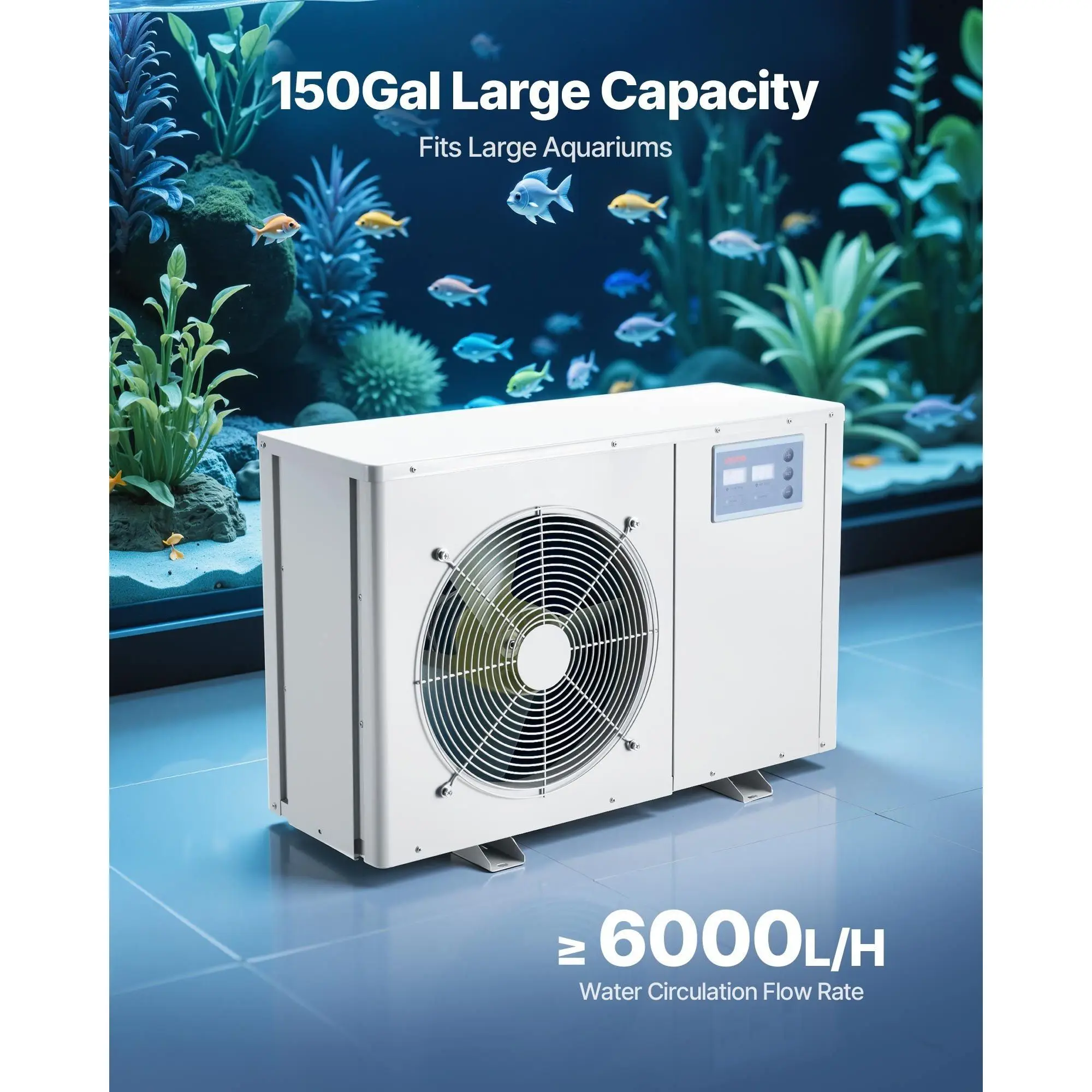 Aquarium Water Chiller, 150-Gallon, 110-240V - detail 8
