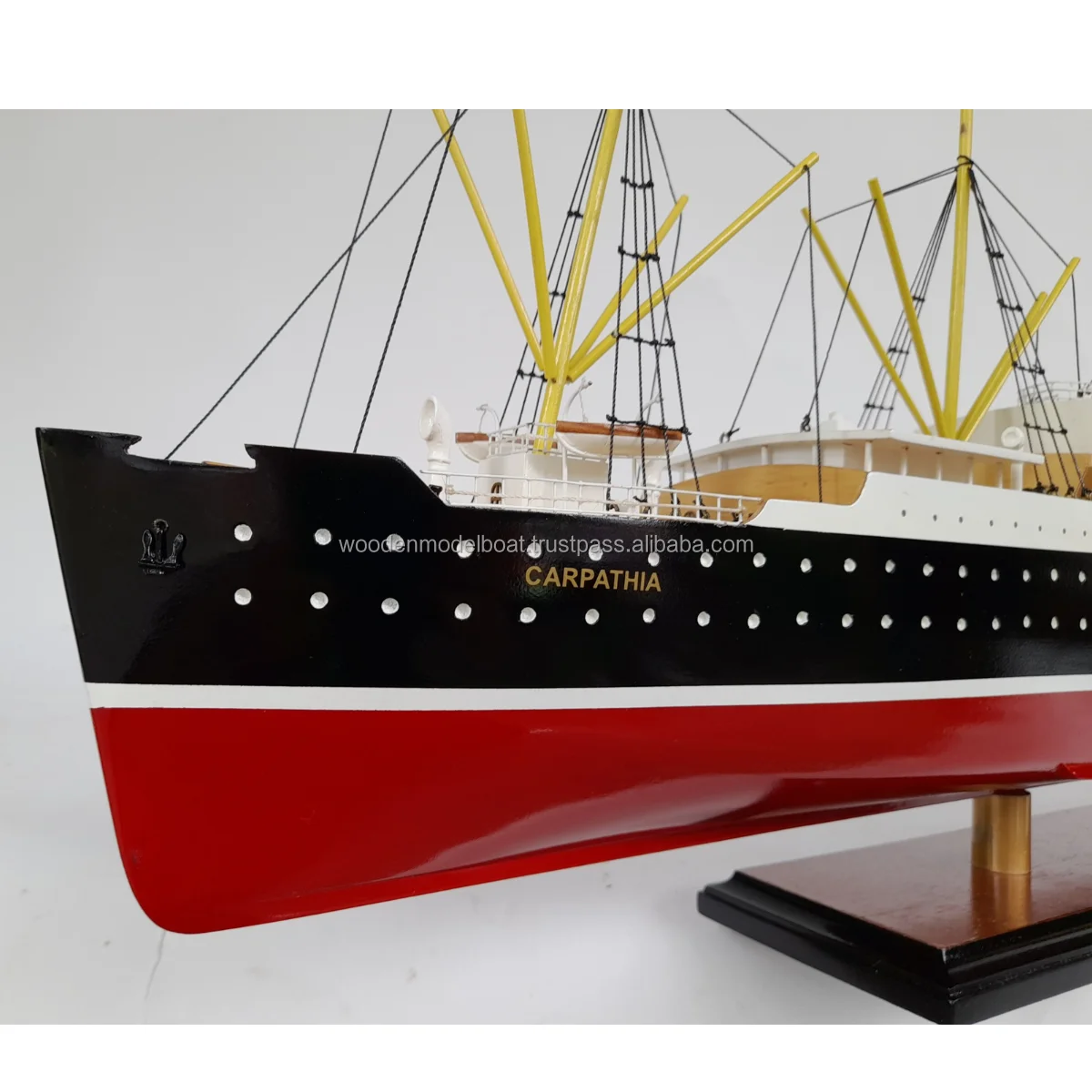 Cruise Ship Model Rms Carpathia - High Quality Wood Ship Model ...