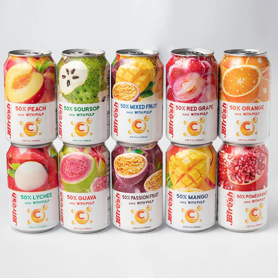 Vietnamese Soft Drinks Fresh and Cheap Price Wholesale Supplier Nawon Juice Drinks Tropical Flavor ISO HACCP HALAL Certified