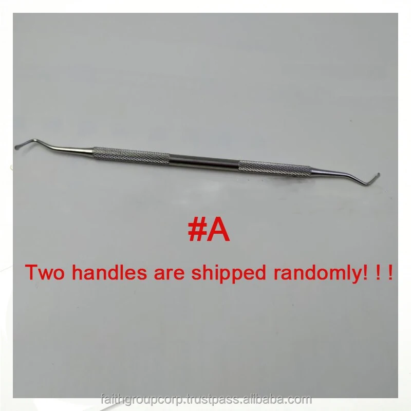 Dental Gingival Retraction Cord Packer Dental Scaler Surgical Tool Double End Stainless Steela