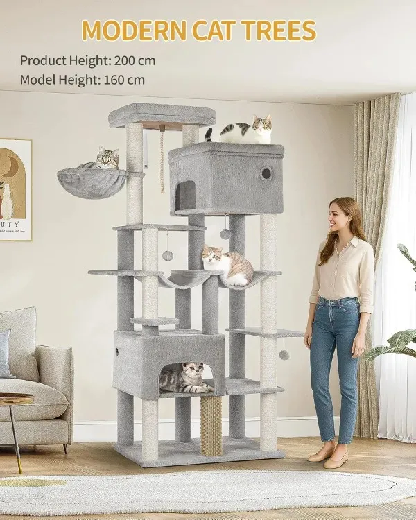 200cm XXL Kratzbaum Maine Coon