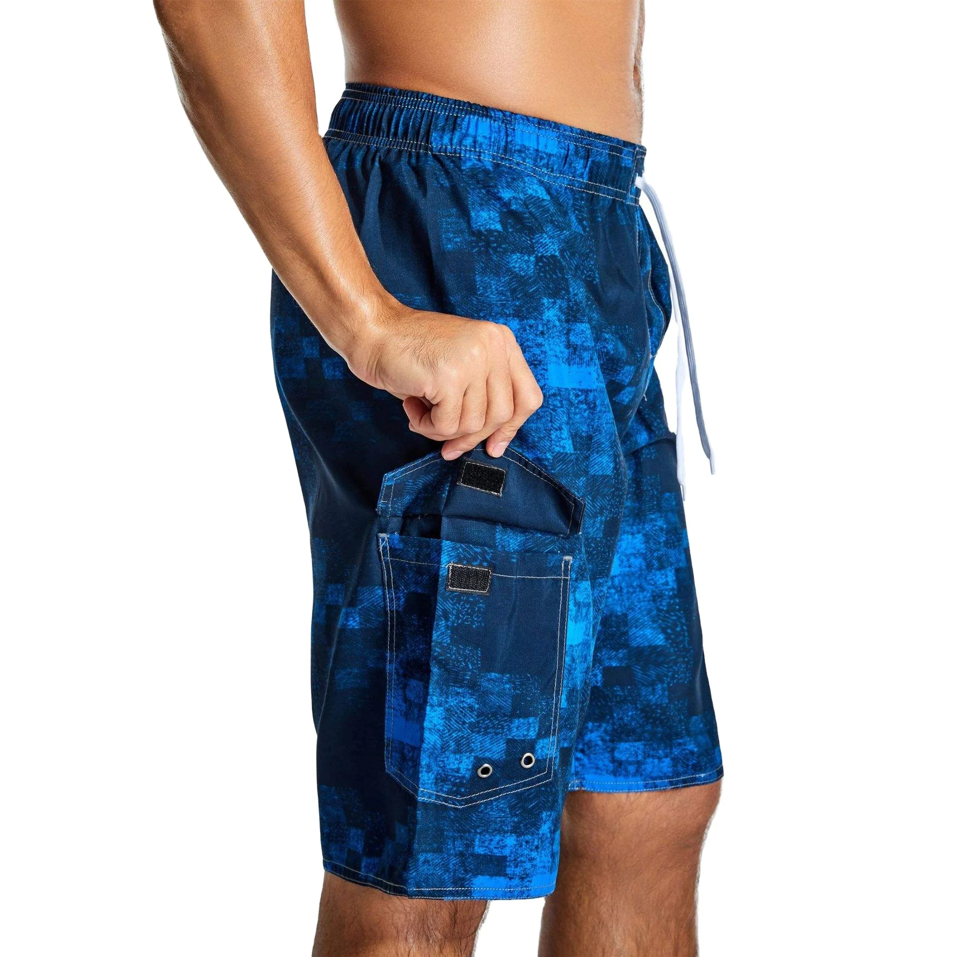 Aqua Flex Quick Dry Pludmales šorti Premium peldkostīmi aktīviem vīriešiem Island Comfort Pludmales šorti Stilīgi un funkcionāli929_voghion.com