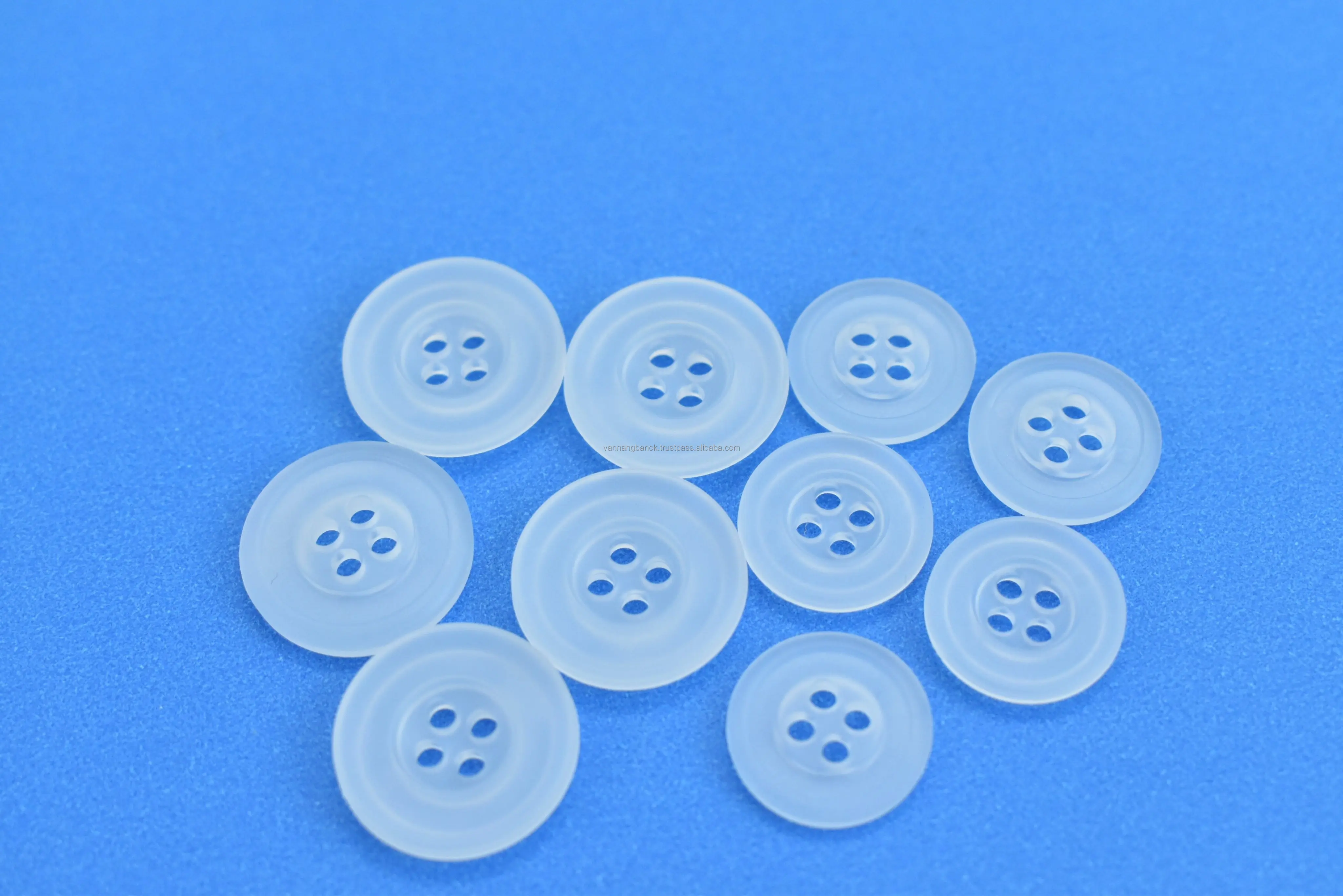 Recycle PP Button Plastic Made in Vietnam Shirt Jean 4 Holes 10mm 11.5mm 13mm 15mm 18mm 20mm Garment Accessories Good Quality