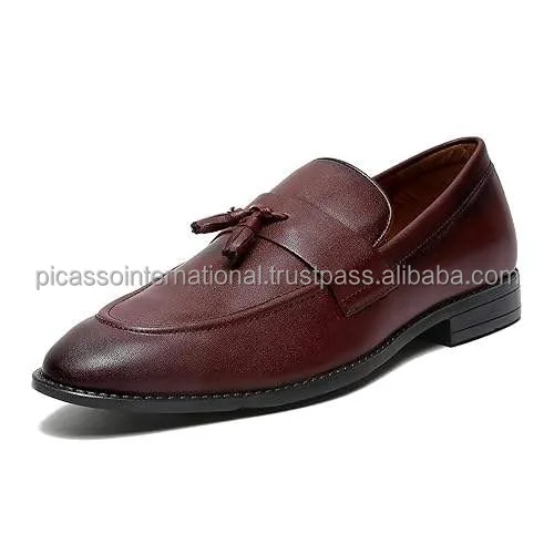 Trusted Exporter of Best Quality Eye Catching Design Casual Daily Wear Office Formal Genuine Leather Loafers Shoes for Men