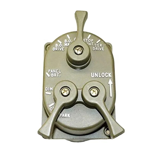 3 Lever Light Switch For M35A2, M-Series, Willys Jeep M38A1, M38, M151 - MS51113-1