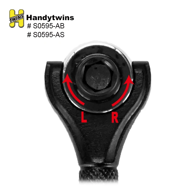 Гаечный ключ с трещоткой и круглой головкой 1/4 дюйма