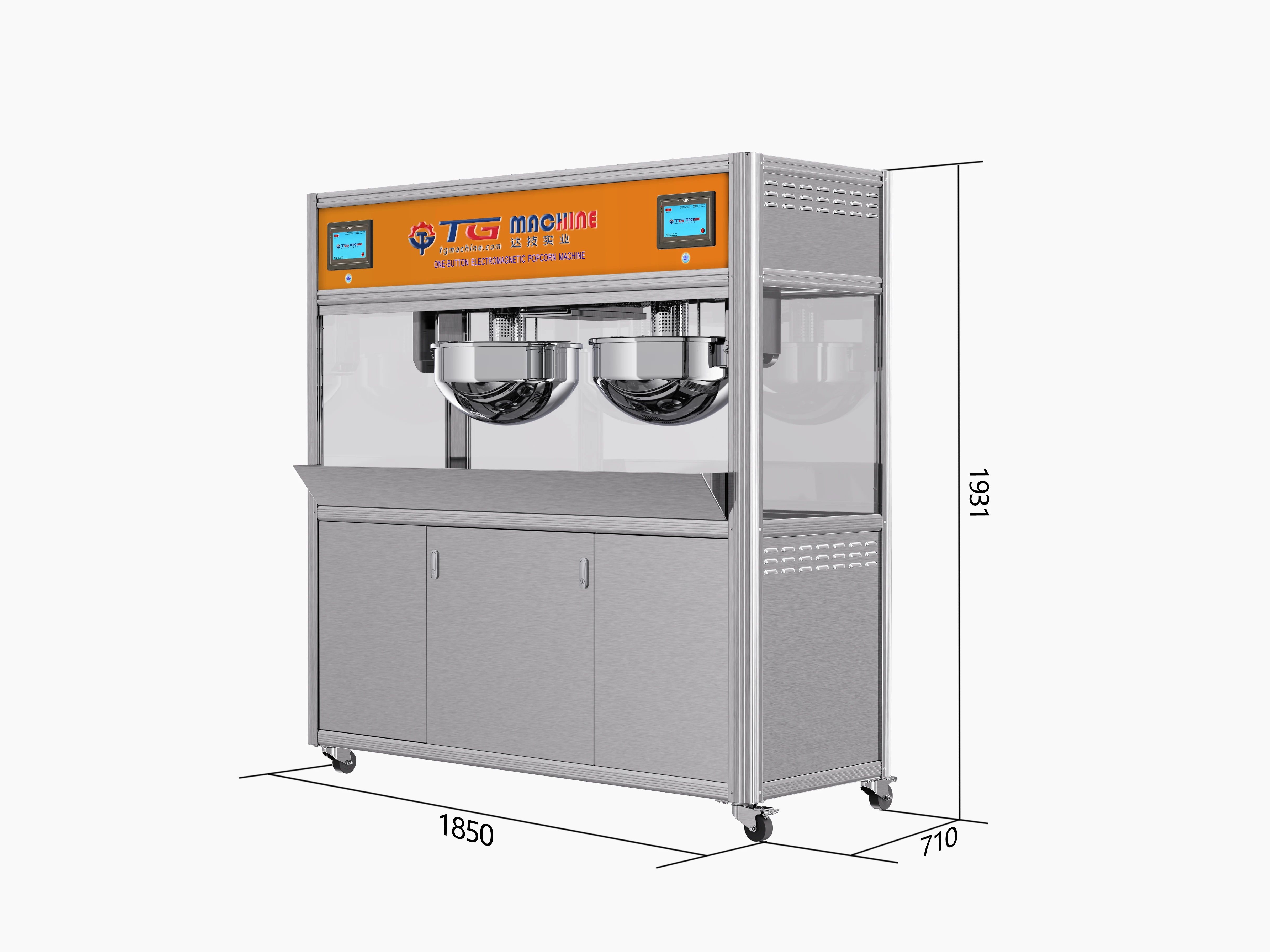 52OZ Commercial Popcorn Machine OEM Factory Popcorn Makers Caramel Kettle Corn Popcorn Machine