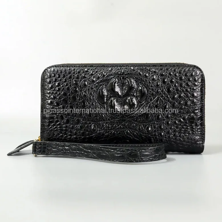 Modern Design Top Quality Open Closure Stylish Look Cotton Lining Material 100% Genuine Leather Women Wallet from India