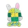 Estilo conejito de Pascua verde